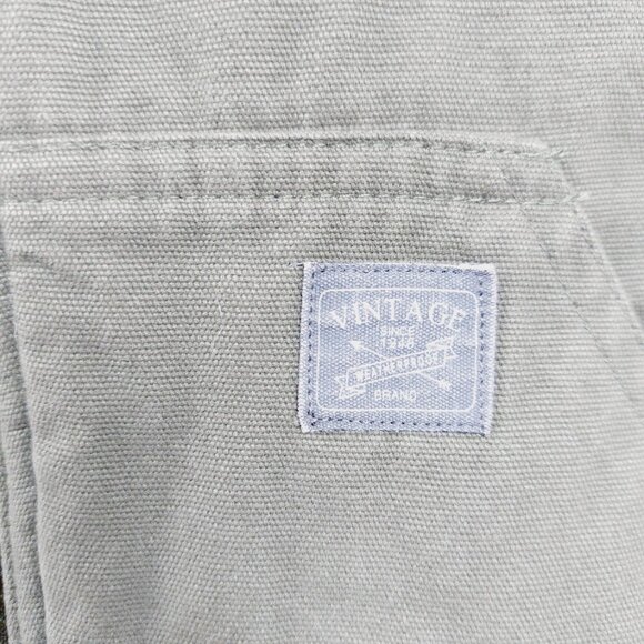 Weatherproof Men's Olive Green Sleeveless Canvas Outdoor Hunting Vest Size M - Picture 6 of 16